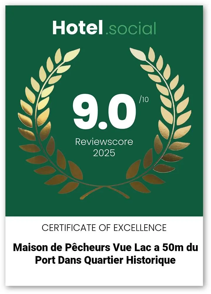 Hébergement de vacances Maison des pêcheurs vue lac a 50m du port dans quartier historique Thonon-les-Bains